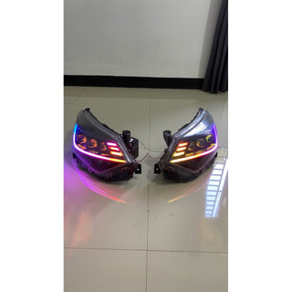 Headlamp calya sigra custom biled full rgb matrix