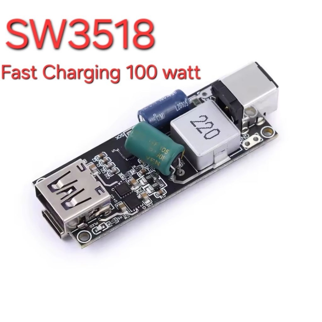 ชาร์จเร็ว 100 วัตต์ SW3518 โปรโตคอลเต็มรูปแบบ