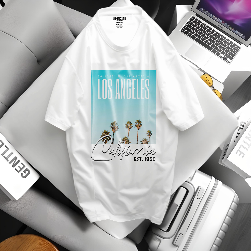 เสื้อยืดผู้ชาย Distro ผ้าฝ้ายเต็ม Combed 20s Design Made In USA USA USA USA เสื้อยืด