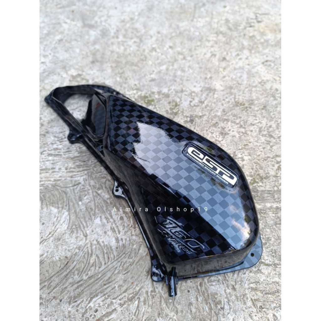 PCX/ADV/Vario 160 Carbon Dip SPREDTOW ESP vỏ lọc màu đen