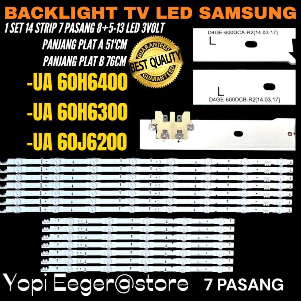 SAMSUNG 60 INCH LED TV BACKLIGHT UA-60H6400- UA-60H6300- UA-60J6200 SAMSUNG 60 INCH LED TV BACKLIGHT