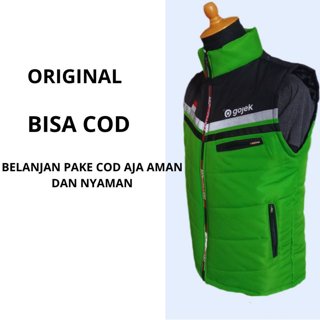 เสื้อกั๊ก G0 J3K DRIV3R กันน้ําล่าสุด วัสดุหนากันลม