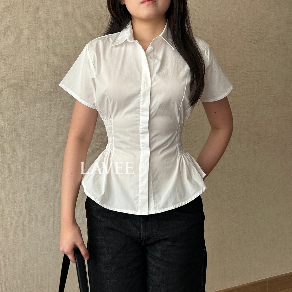 KEMEJA LAVEE - เสื้อจิ๋ว / เสื้อแขนสั้นผู้หญิง - เสื้อติดตั้งสตรี
