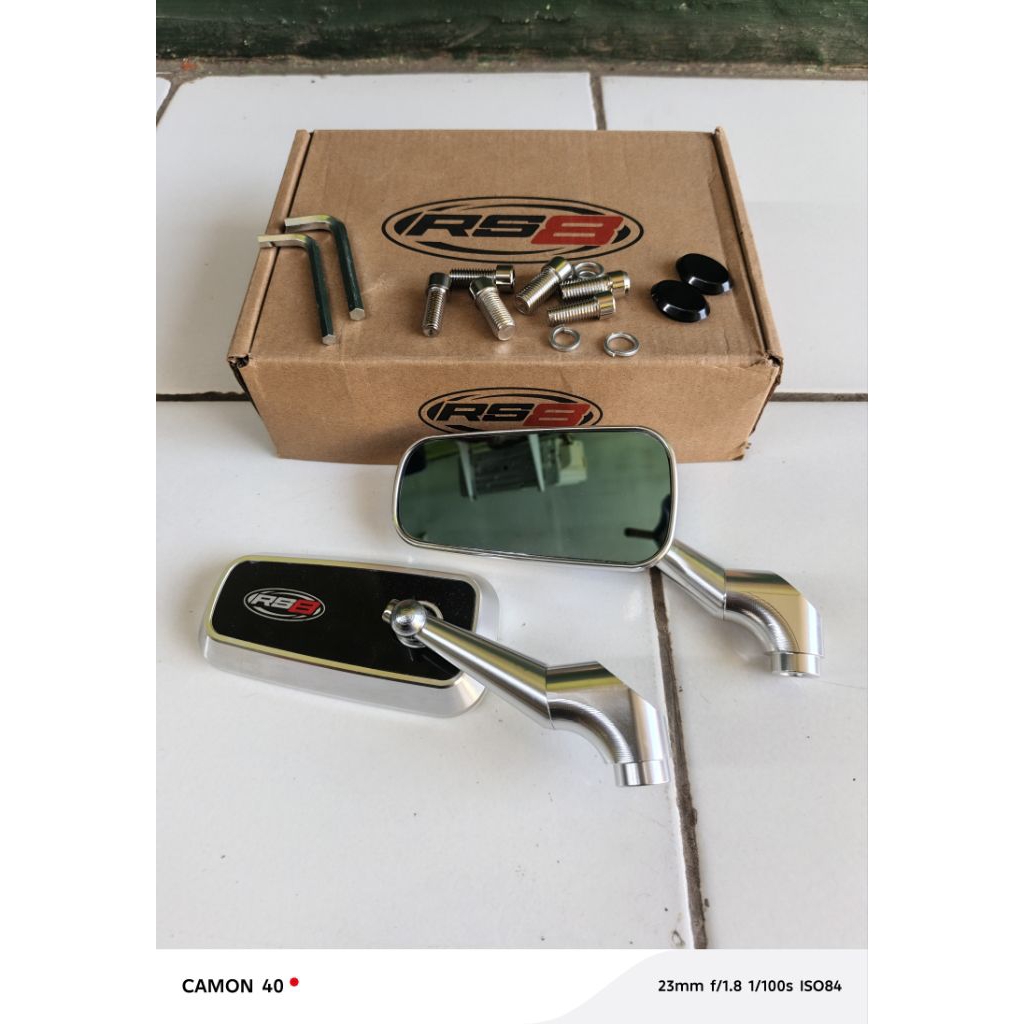 H2c กระจกมองหลัง h2c มุมมองด้านหลังแตร h2c กระจกสีฟ้ากระจกมองหลัง