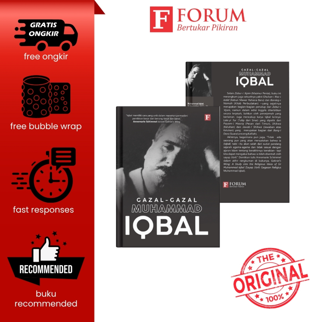 หนังสือ GAZAL-GAZL MUHAMMAD IQBAL - Muhammad Iqbal