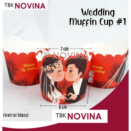 [10 ชิ้น] MUFFIN PAPER CUPCAKE CUPCASE MUFIN WEDDING / WEDDING THEME