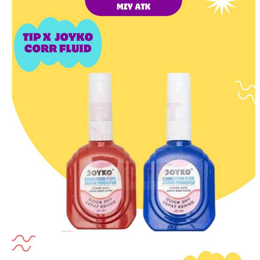 JOYKO CORRECTION FLUID JK-01TYPE LIQUID JOYKO JK01 TIXX TIP-EX 1 กล่อง DOZEN [12 ชิ้น]