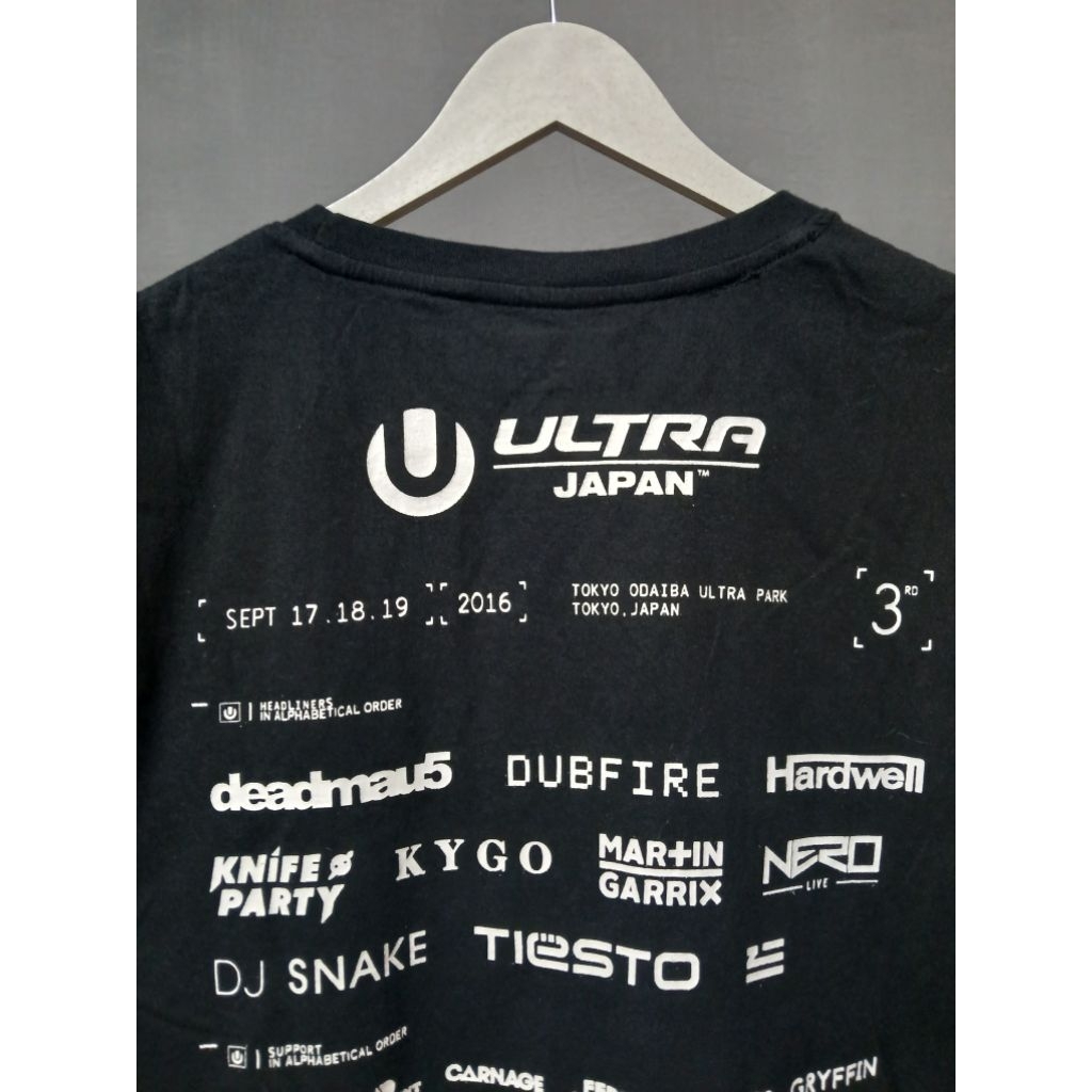เสื้อยืด Music Ultra Japan Dj Edm 2016 - L Fit M