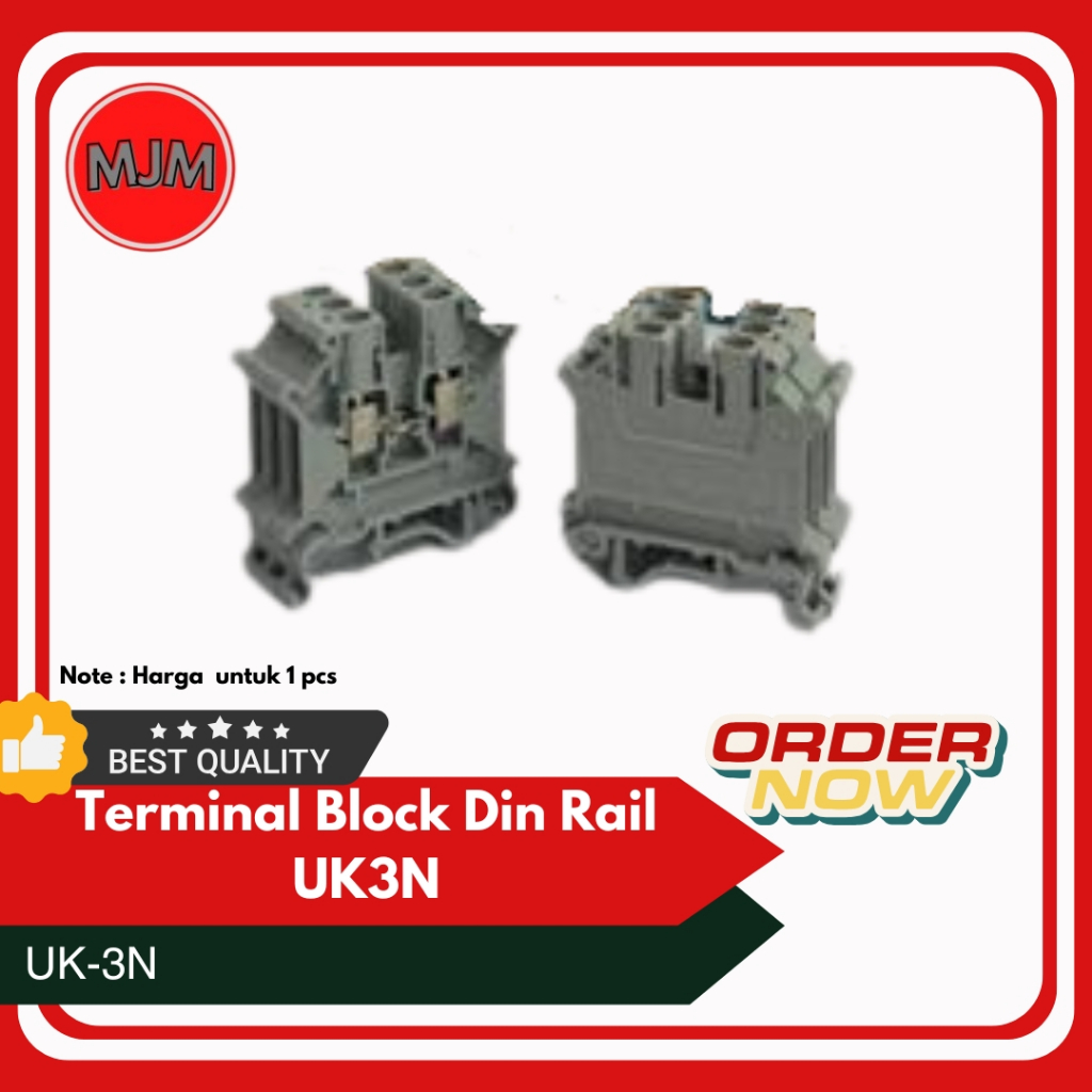 UK-3N / Terminal Block Din Rail UK3N 800V 32A