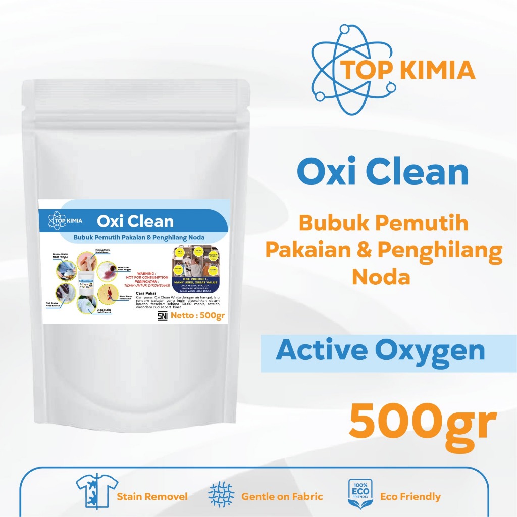 Oxi Clean น้ํายาขจัดคราบ / เสื้อผ้า whitener / เสื้อผ้าเพิ่มความสดใส 500 กรัม