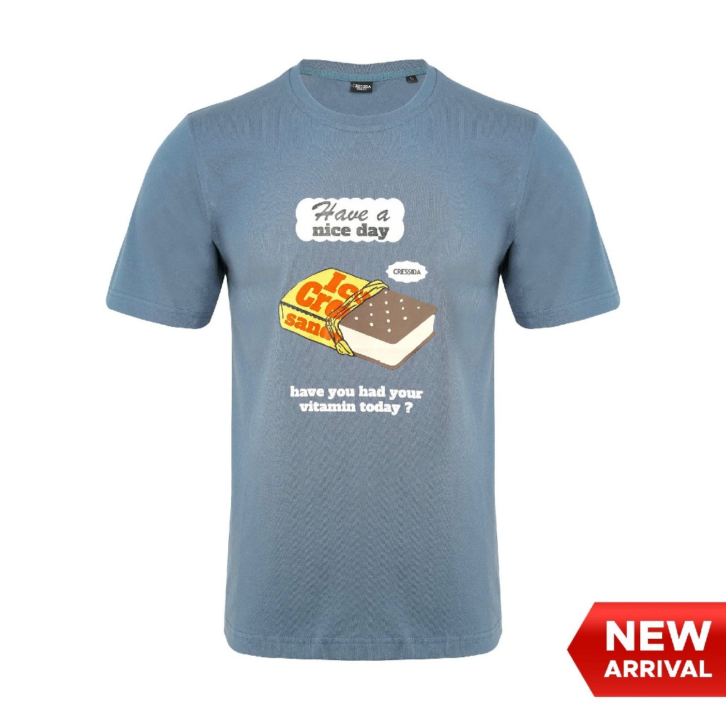 เสื้อยืดแขนสั้นผู้ชาย Cressida - TTBAS.VB350B