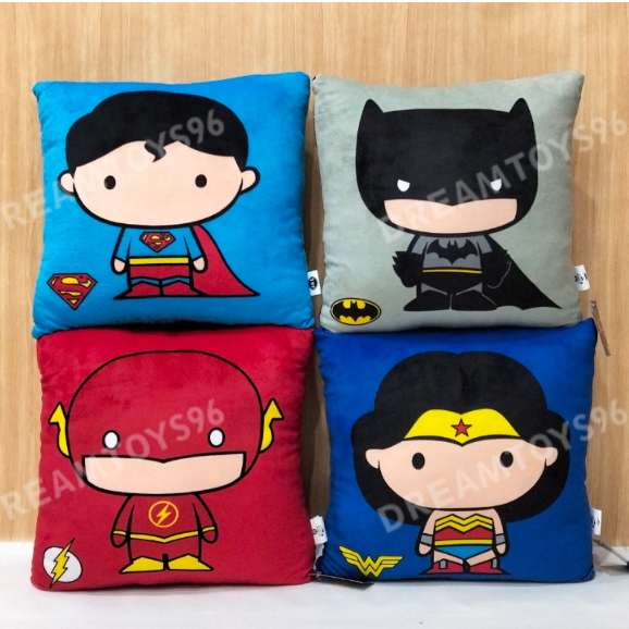 DREAMTOYS96 หมอนเด็ก Superhero Motif Dc Superman Batman Flash Wonder Woman
