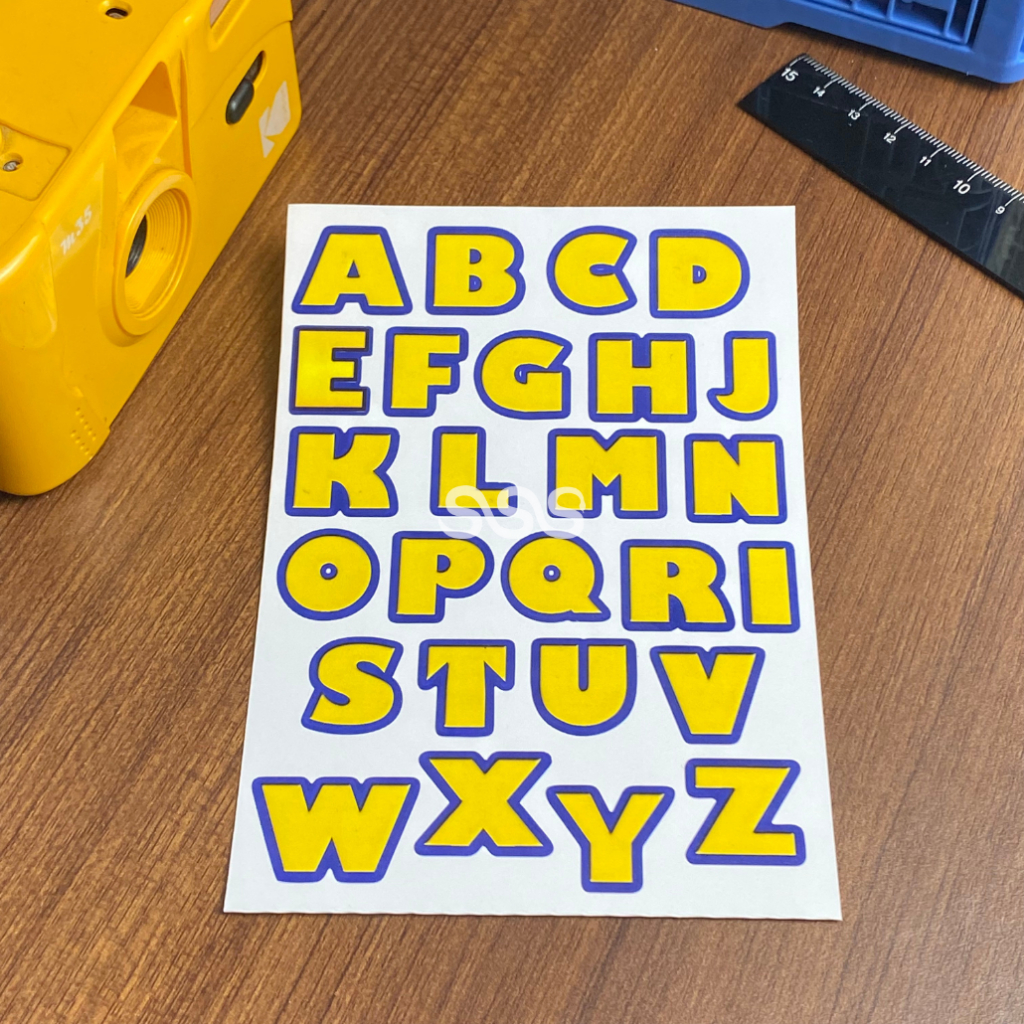 TOY STORY STICKER / LETTER STICKER / ALPHABET STICKER