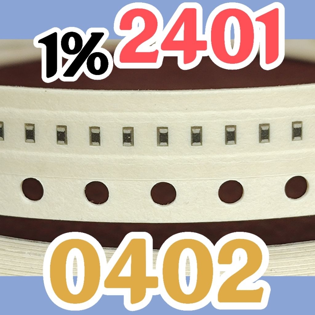 10 ชิ้น ตัวต้านทานชิป smd 2401 242 2K40 1% ขนาด 0402 1005 2.4Kohm 2.4K โอห์ม 2.4 Kohm 2.4 Kohm 2.4 k