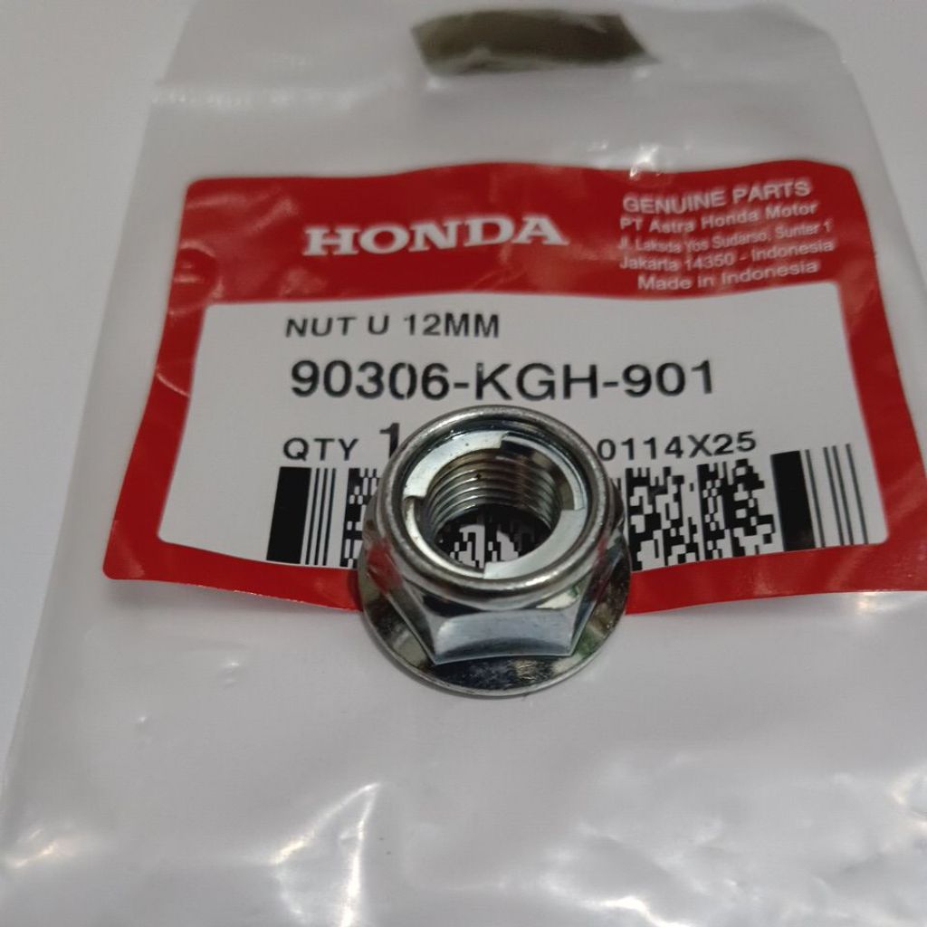 ตีเดิม, vario, stylo, pcx adv น๊อตเพลาหน้า Part: 90306KGH901