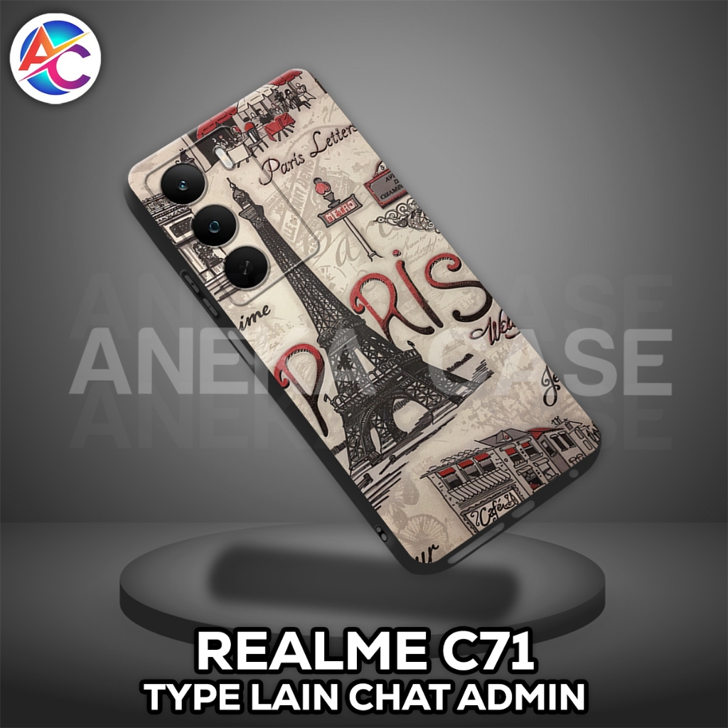AC50-Case REALME C71-Girls Motif-Softcase REALME C71-เคส REALME C71-ซิลิโคน REALME C71