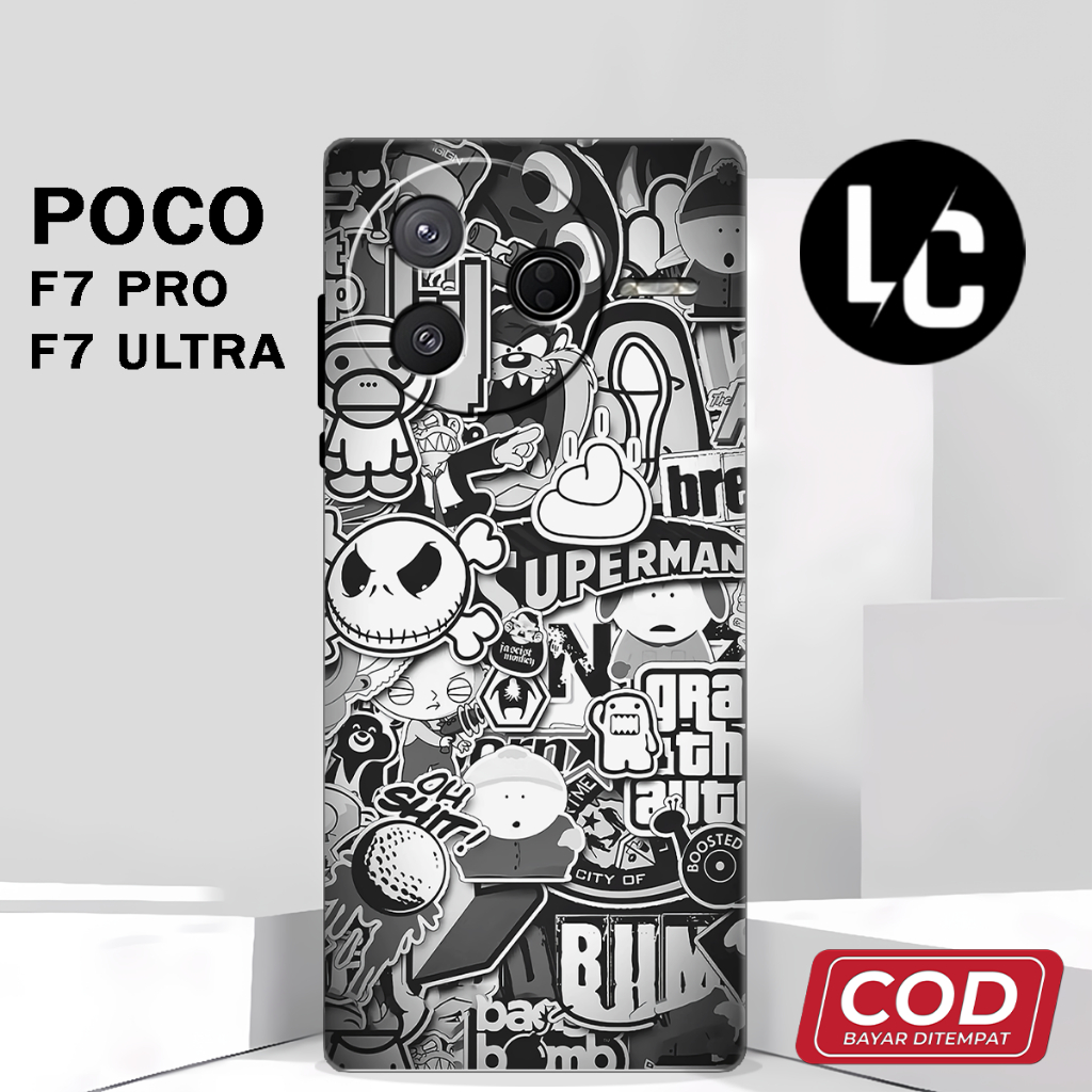 (AQ 36) ยืดหยุ่นยาง Softcase สําหรับ Poco F7 PRO l POCO F7 ULTRA ล่าสุด l อะนิเมะ motif ปลอก l บทคัด