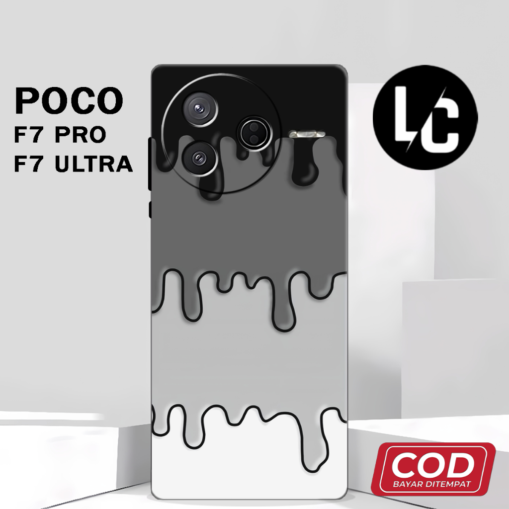 (AQ 41) ยางยืดหยุ่น Softcase สําหรับ Poco F7 PRO l POCO F7 ULTRA ล่าสุด l อะนิเมะ motif ปลอก l บทคัด