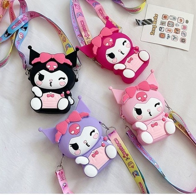 กระเป๋าสะพาย HP Nc-Labubu / กระเป๋าเด็กน่ารัก / Labubu Character Coin & Mobile Phone Wallet