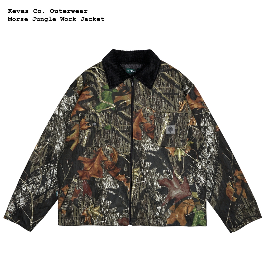 เสื้อแจ็คเก็ตทํางาน Kevas Morse Jungle (Boxy Cut)
