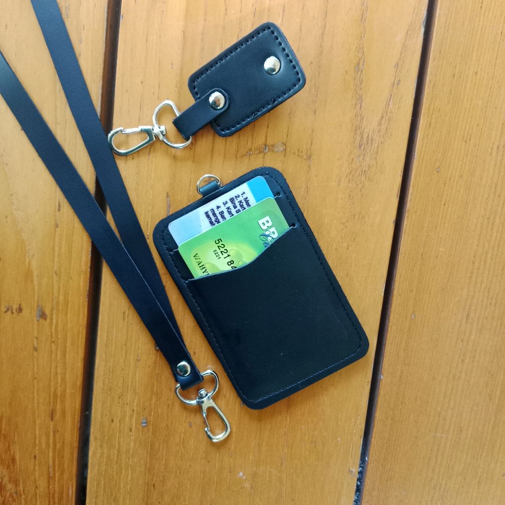 ID CARD HOLDER ID CARD HOLDER 3 SLOT POCKET CLIP CARD ID CARD กระเป๋าใส่การ์ดหนัง