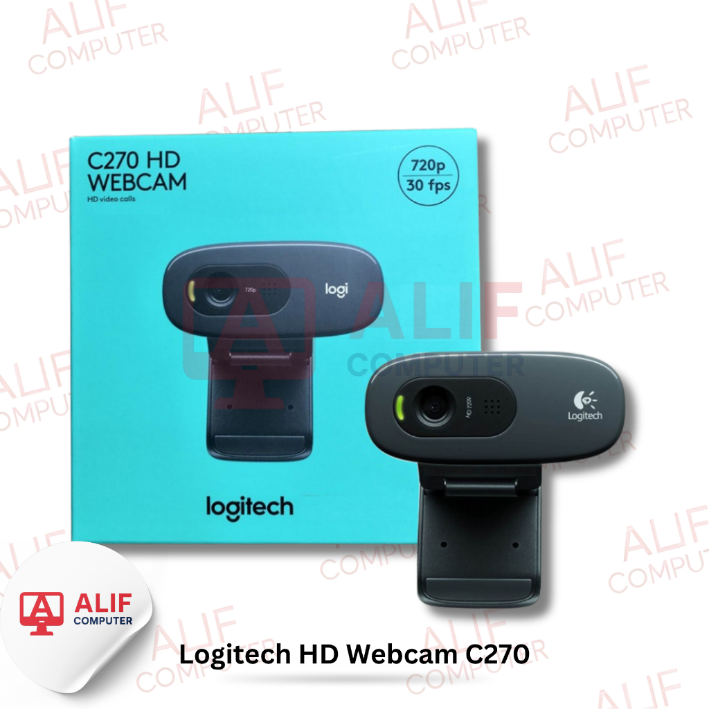 Logitech Webcam C270 HD ORIGINAL / เว็บแคม Logitech