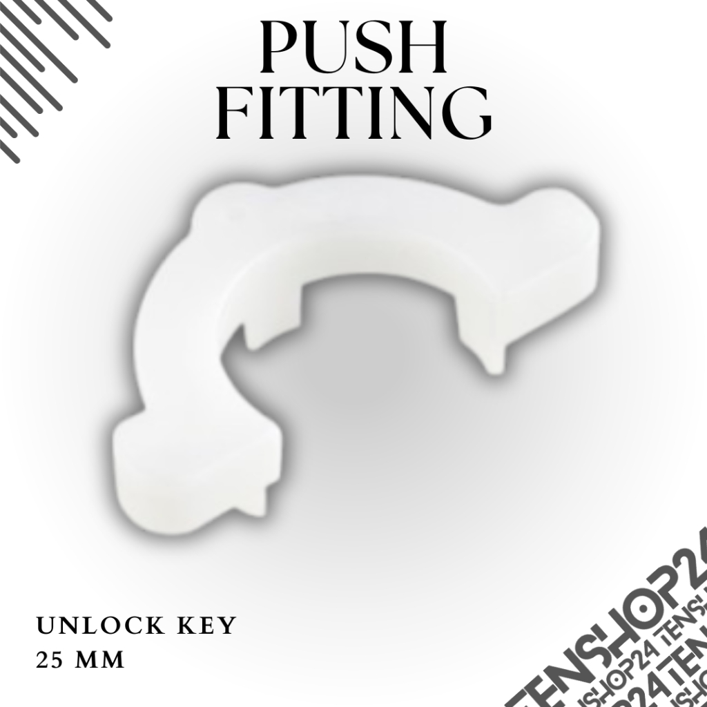 คุณภาพสูง HDPE UNLOCK KEY Push Fitting - 25mm