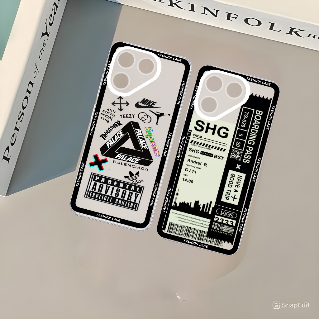 โปร่งใสใส SOftcase สําหรับ POVA 7 / 6 / 6 PRO / 5 / 5 PRO ล่าสุด 2025 กล้องซิลิคอน DY 2919