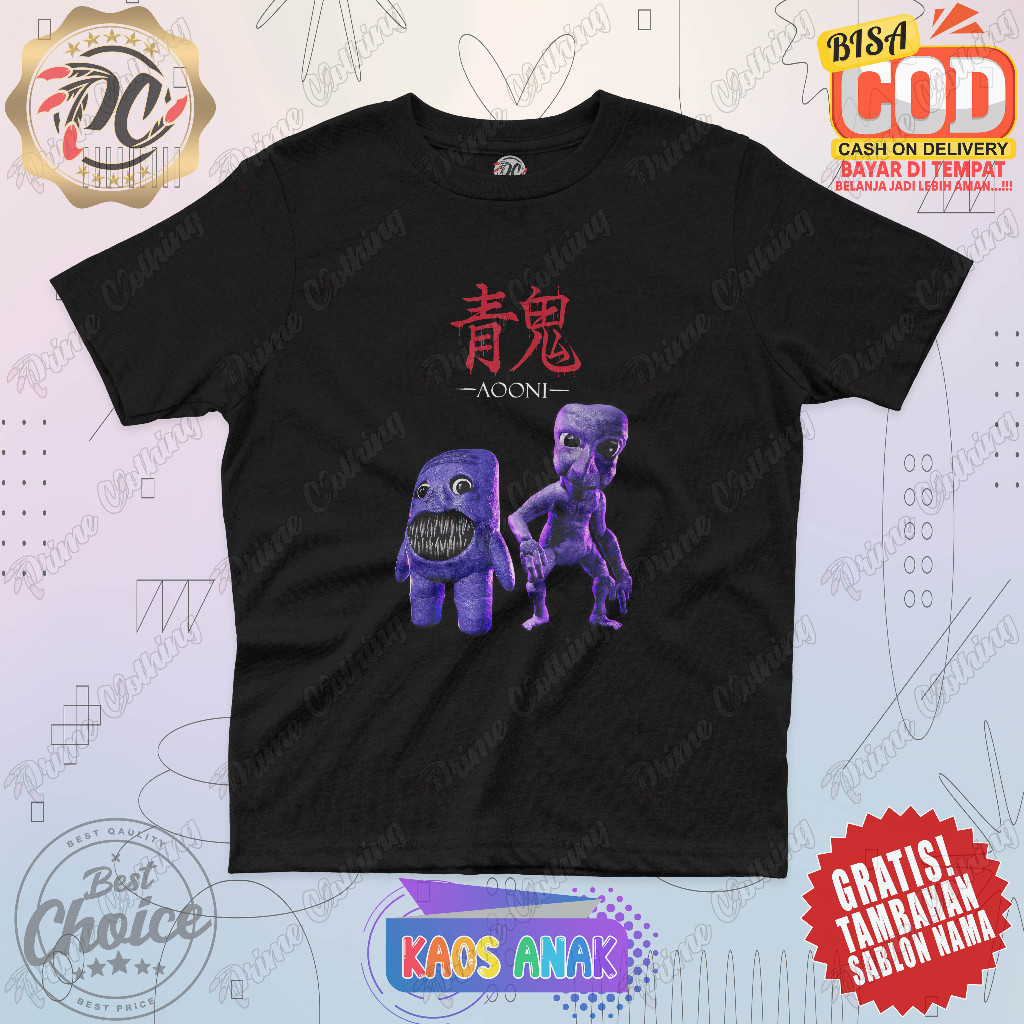 CHILDRENS เสื้อยืด CHILDRENS เสื้อผ้า BOYS & GIRLS CUSTOM AOONI