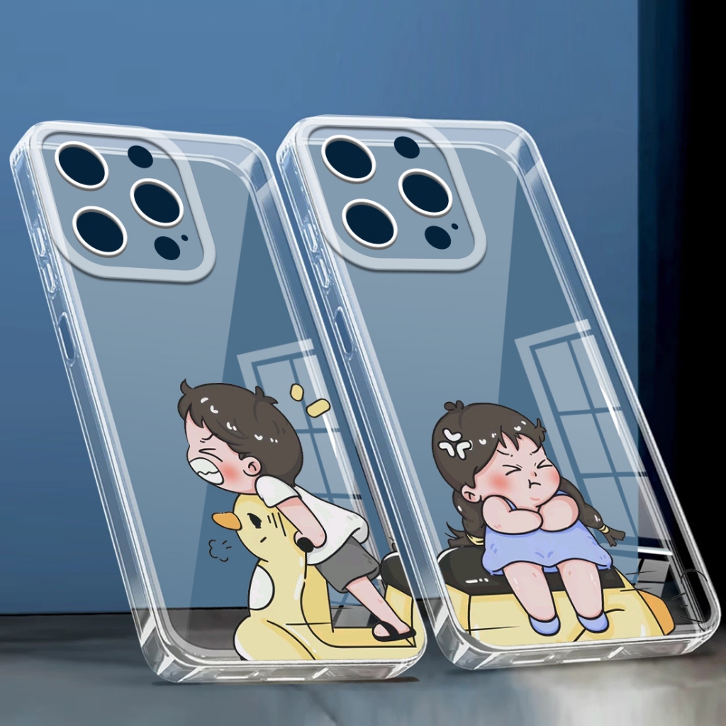 (FC09] Case Clear Glossy Transparent Clear for Itel Power 70 RS4 s23 plus s25 ultra a50 4g a60s p40 