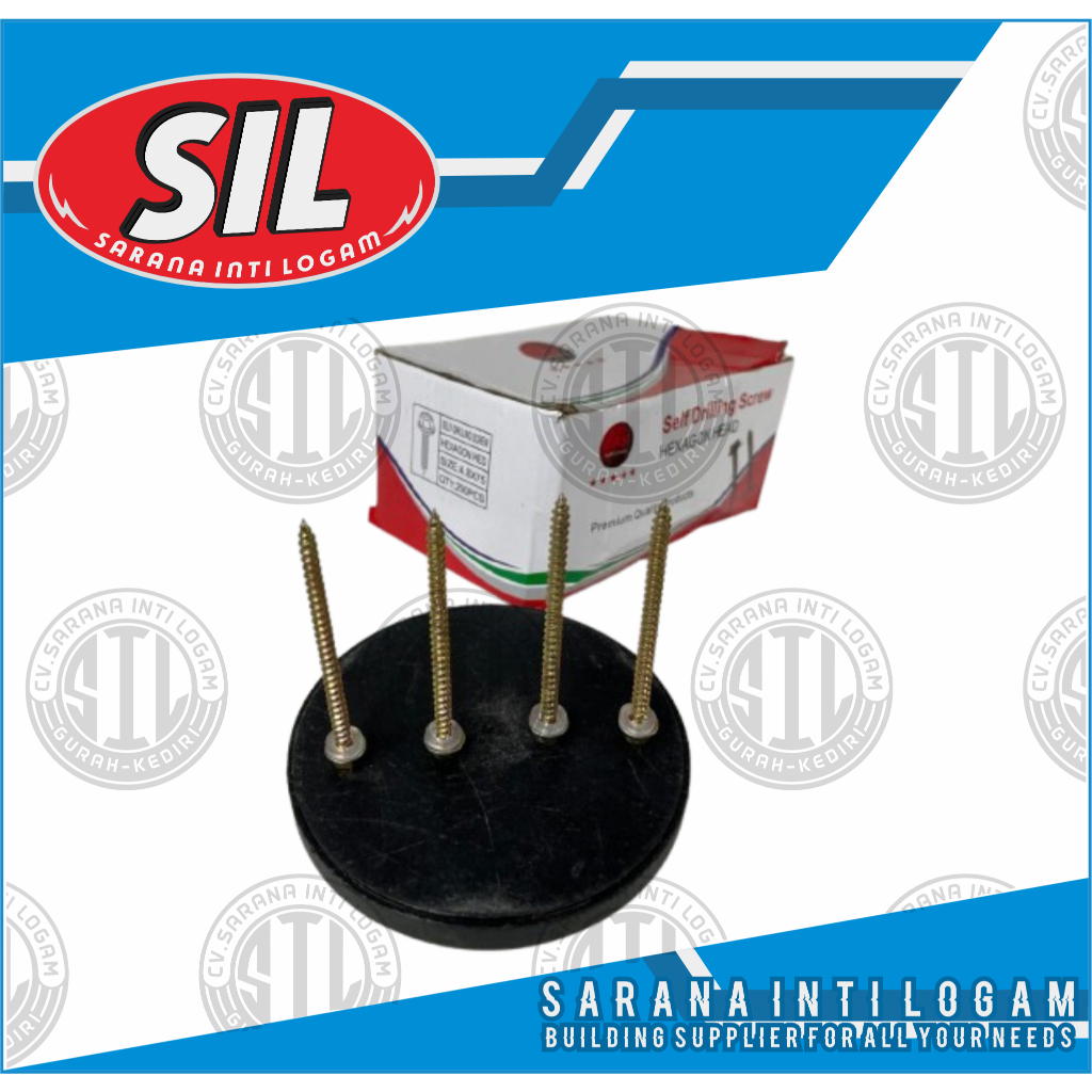 SELF DRILLING SCREW / WOOD DRILLING SCREW 12x75 (7.5CM) CAB UNIT