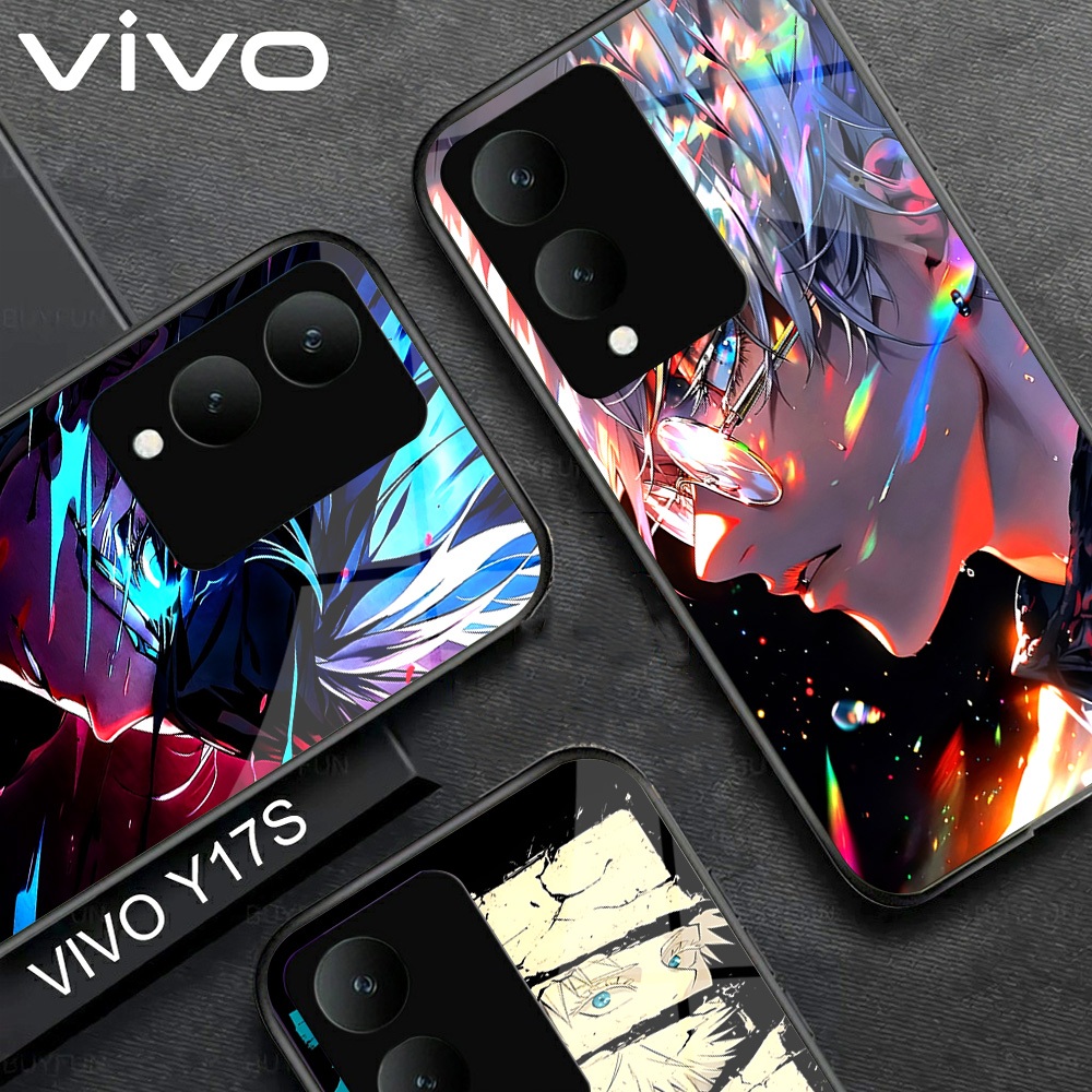 เคส HP VIVO Y17S - เคส VIVO Y17S ล่าสุด (JUJUJUTSUM03) เคสโทรศัพท์ซิลิโคน VIVO Y17S - Glass Softcase