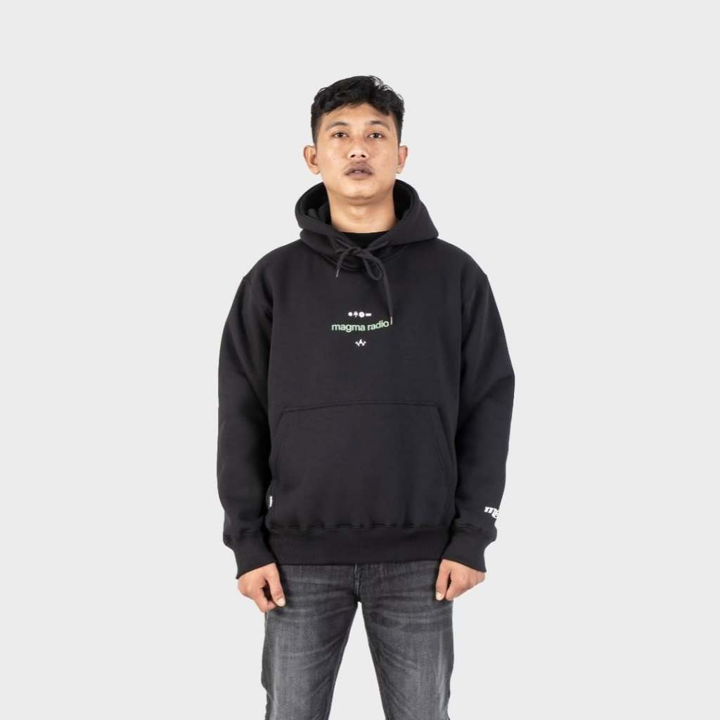 MAGMA HOODIE - OPHELIA.01 สีดํา