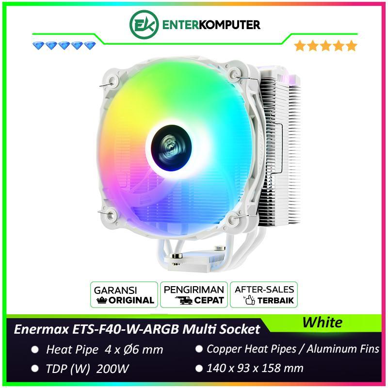 Enermax ETS-F40-W-ARGB ซ็อกเก็ตหลายตัวพร้อมพัดลม 14CM