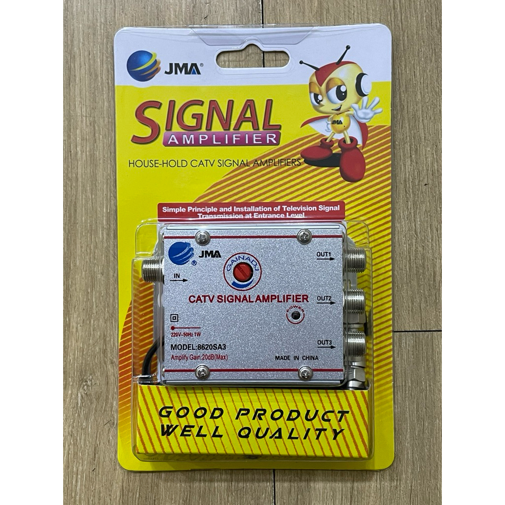 TV SIGNAL BOOSTER / CATV SIGNAL AMPLIFIER BOOSTER TV SPLITTER 3 WAY