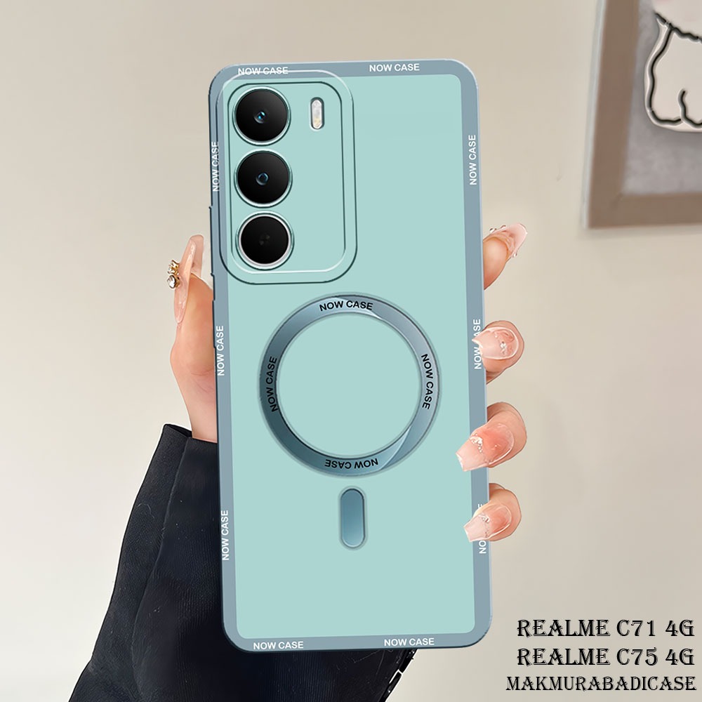 Softcase Realme C71 4G 2025 - C75 4G - C75X 4G - P3 Lite 4G [MA35 MOTIF IPH0NE] เคส Realme HP ล่าสุด