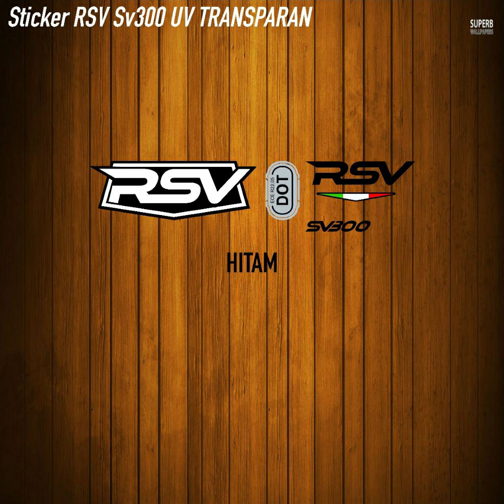 สติ๊กเกอร์ UV RSV SV300 แบบใส