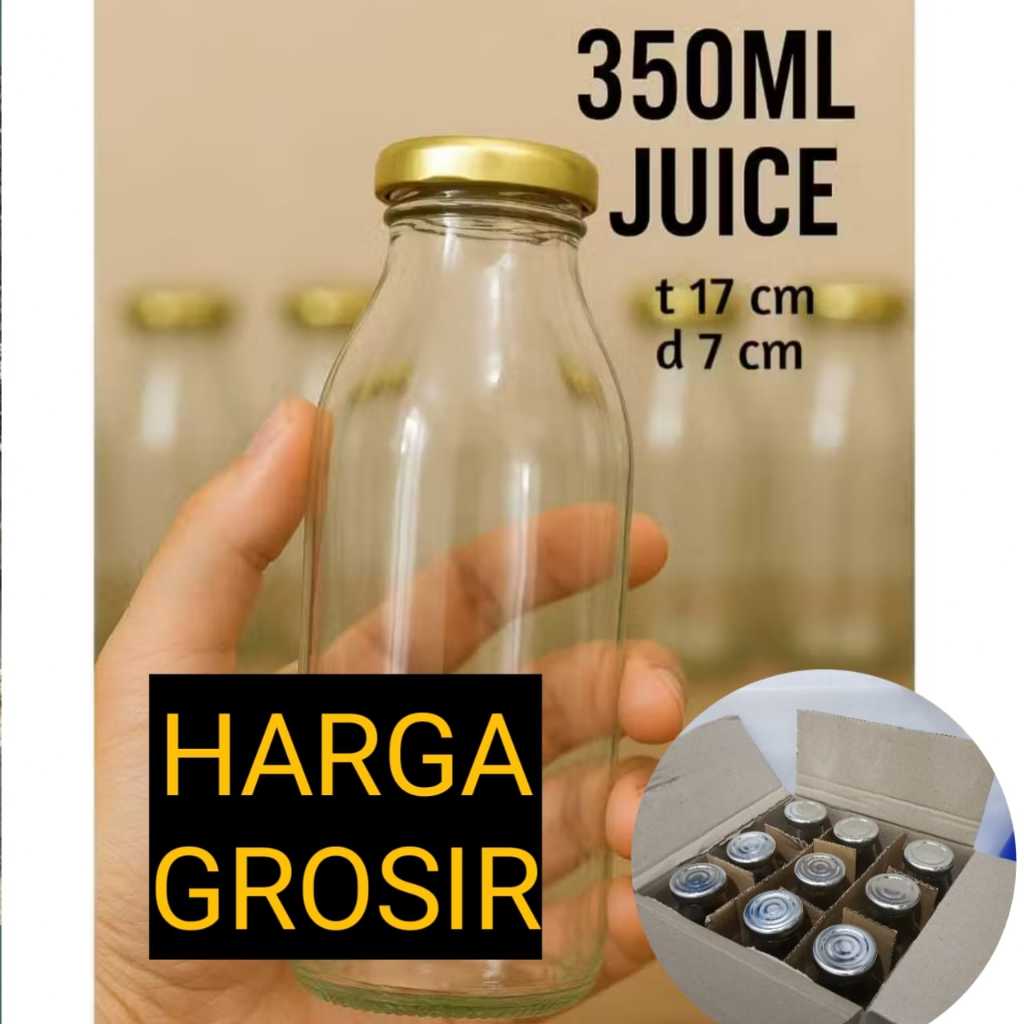 WHOLESALE / ขวดคั้นน้ําแก้ว NINE 9 ขวด 350 ML / ขวดคั้นน้ํา