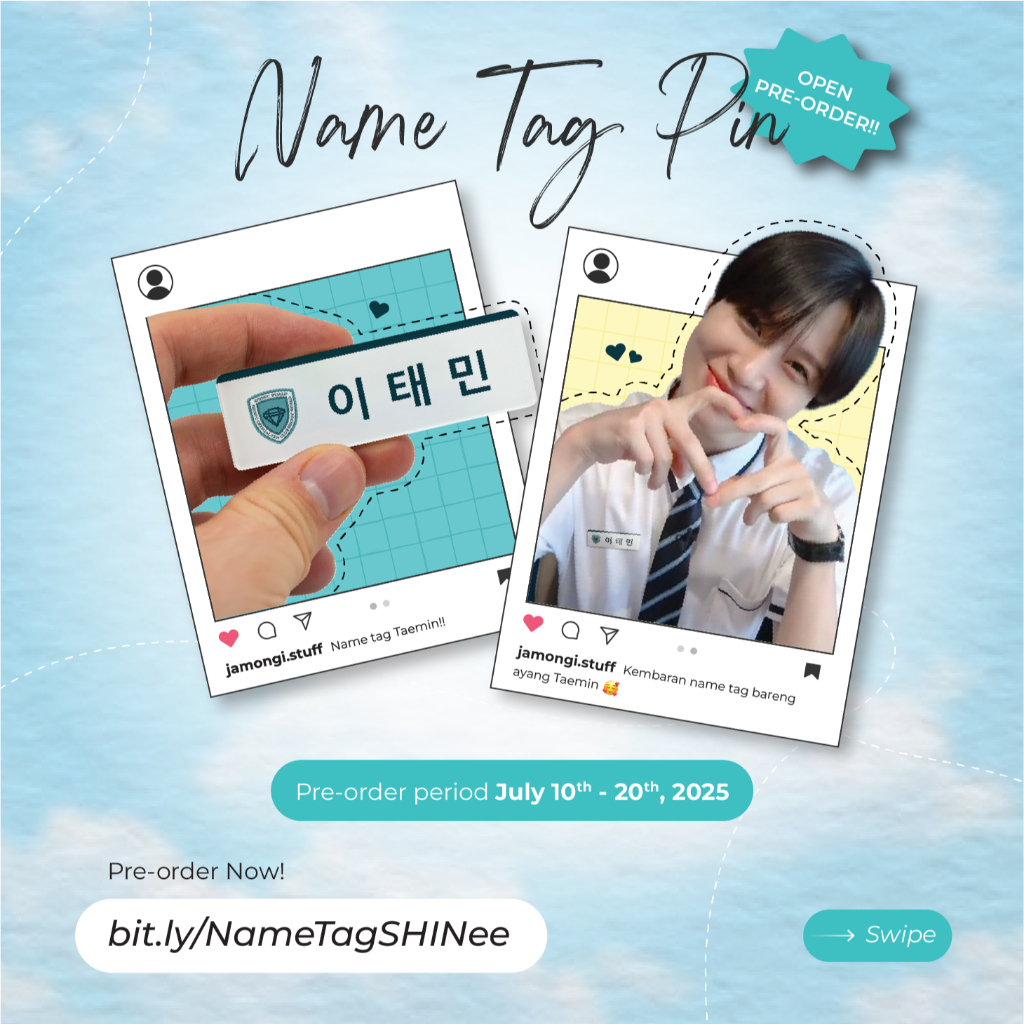 Jamongi PRE ORDER อะคริลิค Kpop Hangul ชื่อแท็ก Pin | Freebies Boy Next Door Enhypen Stray Kids Zero