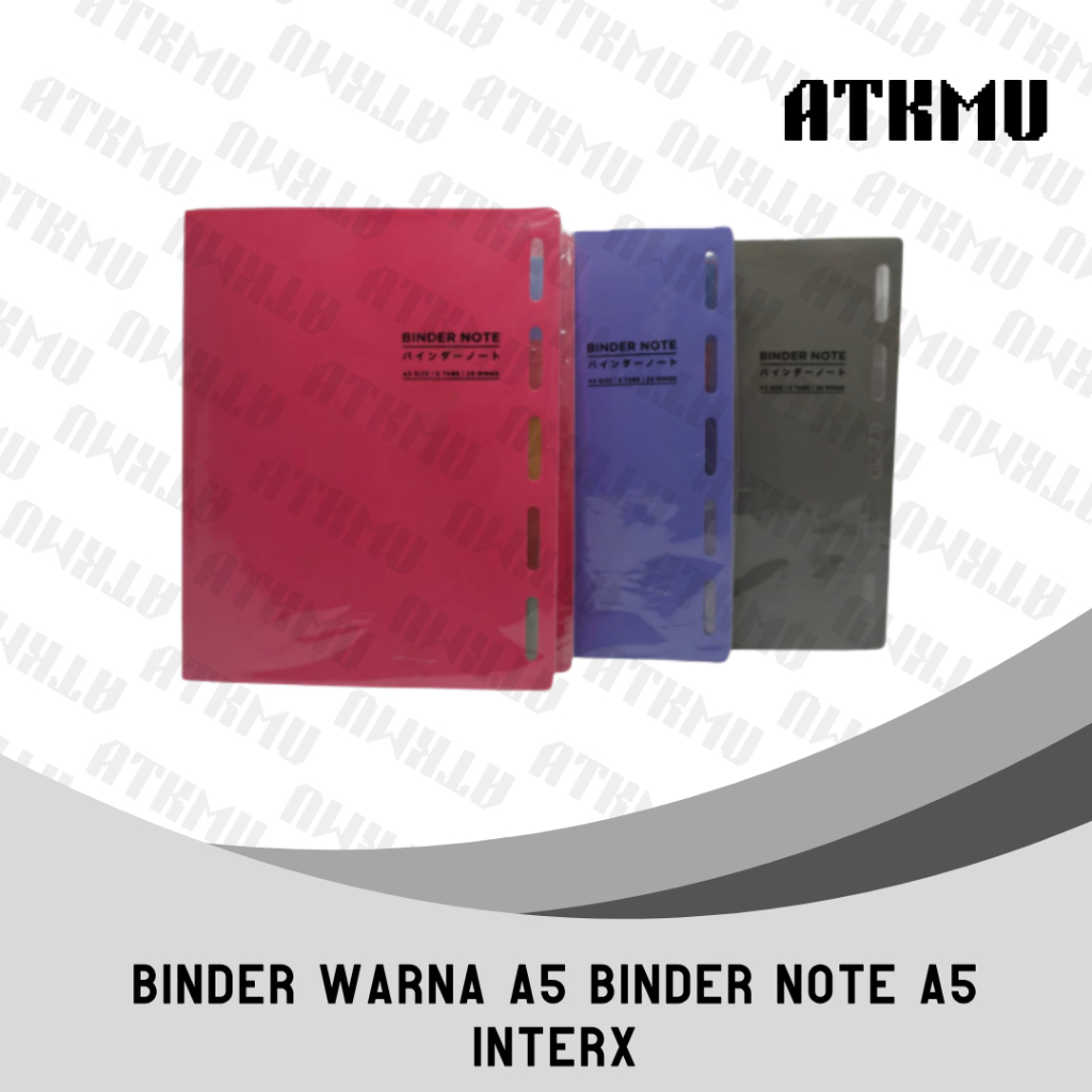 InterX Binder สี A5 Binder Note A5