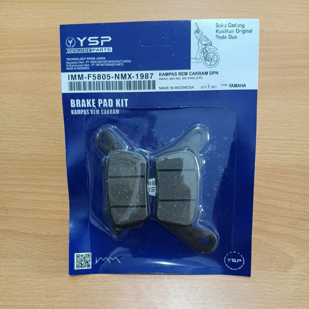 (WHOLESALE) YSP ORIGINAL DISKPAD PRESS [PRICE PER 5 SET] N-MAX (FR) MIO M3 (FR) MX KING (FR) MIO Z (