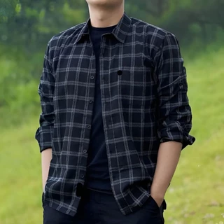 KEMEJA ใหม่ล่าสุด PLAID FLANEL SHIRT CASUAL SHIRT UNISEX FLANEL SHIRT สําหรับผู้ชายและผู้หญิง