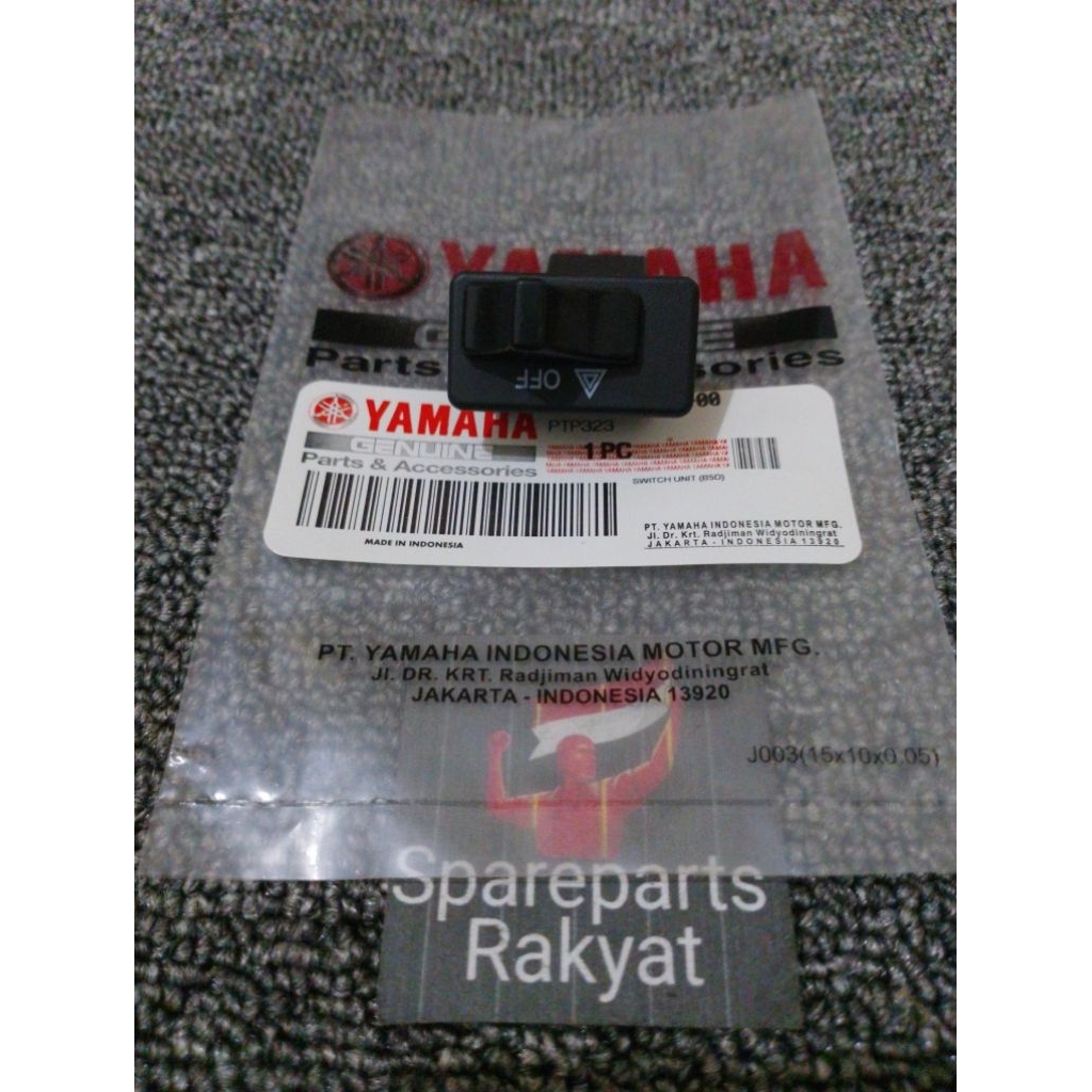 TOMBOL HAZARD TURN BUTTON HAZARD FREEGO MIO GEAR FAZIO HAZARD SWITCH FAZIO FREEGO MIO GEAR SUPER
