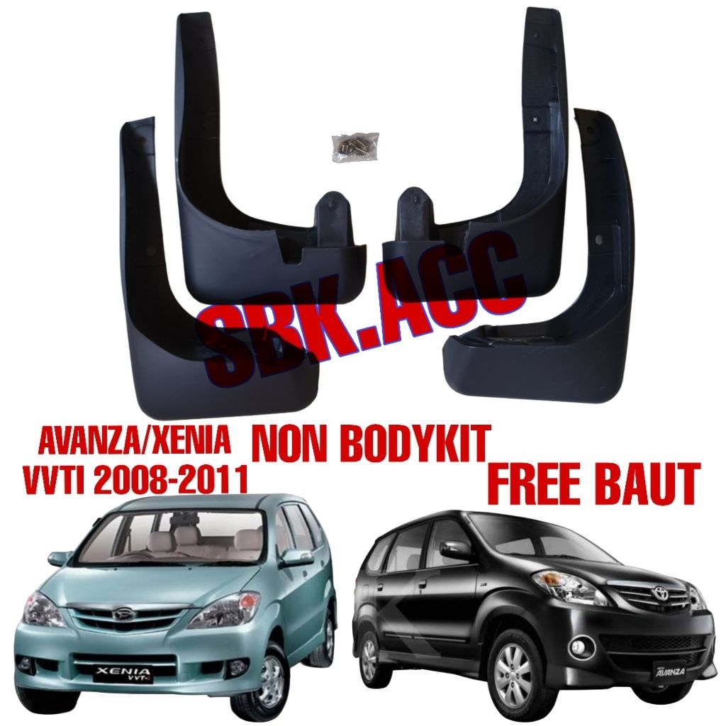 บังโคลนกันโคลน Avanza VVTI 2008 2009 2010 2011/ พรมโคลน Avanza Old