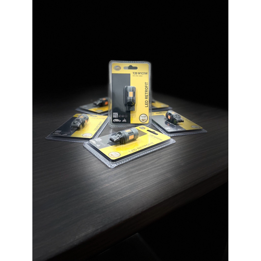 Hella ไฟเลี้ยวหลอดไฟ led t20 wy21w