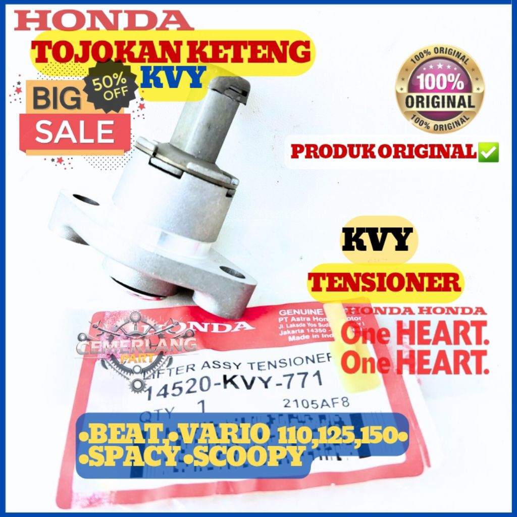 ORI keteng/Tensioner KVY Beat Karbu FI Pop Esp Vario 110 125 Scoopy Spacy Karbu FI KVY