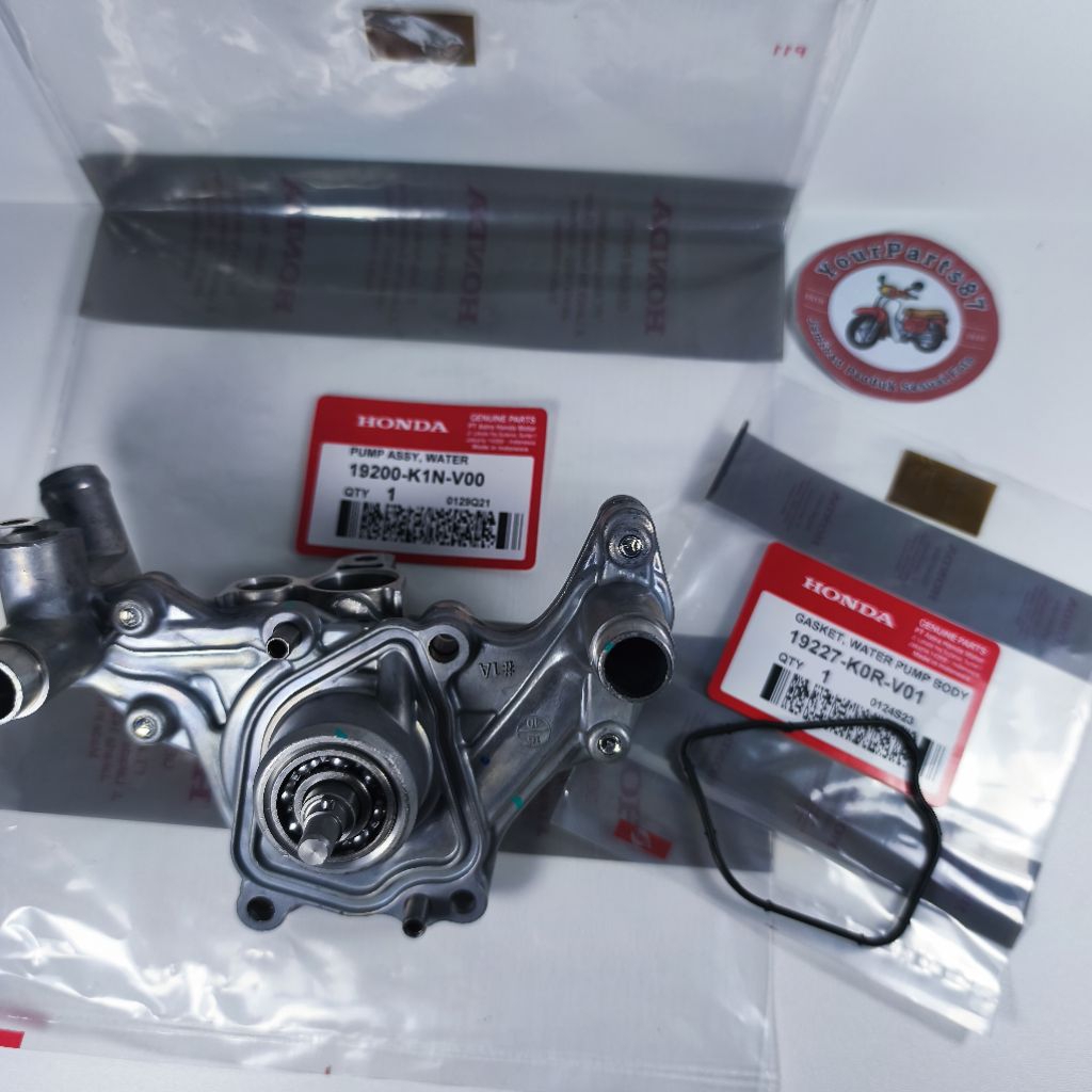 19200-K1N-V00 PUMP ASSY WATERPUMP PCX 160 ADV 160 VARIO 160 Bonus oring ปะเก็น 19227-K0R-V01