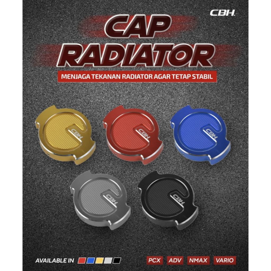 CNC RADIATOR CAP UNIVERSAL RADIATOR COVER VARIO NMAX PCX ADV