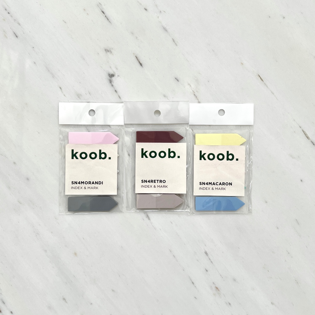 SN4 Koob. Index & Mark Sticky Notes Arrow Bookmark ป้ายที่นี่