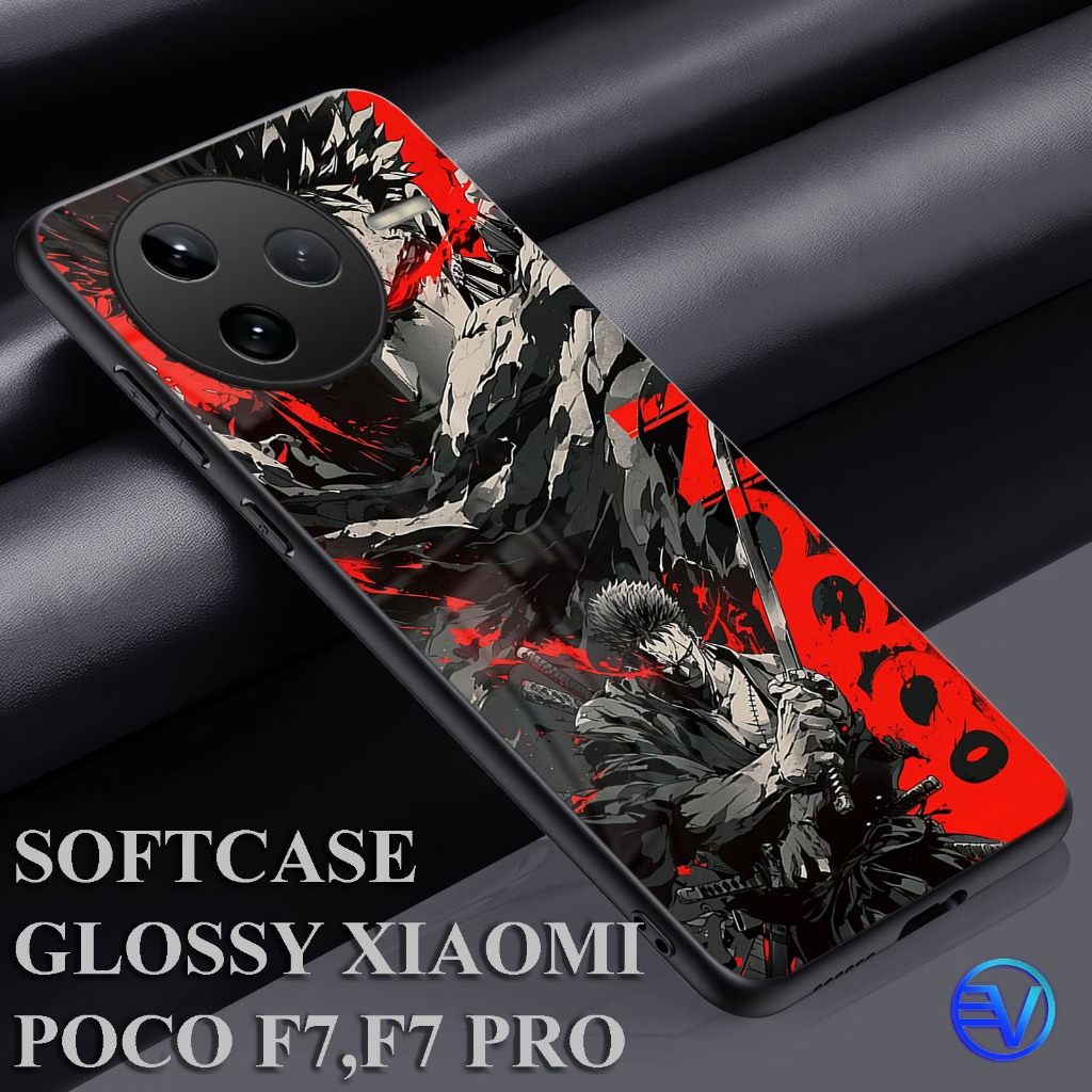[ GT20 ZORO ] Softcase Xiaomi POCO F7 & F7 PRO Case กระจกเงา Sublime Silicone Xiaomi
